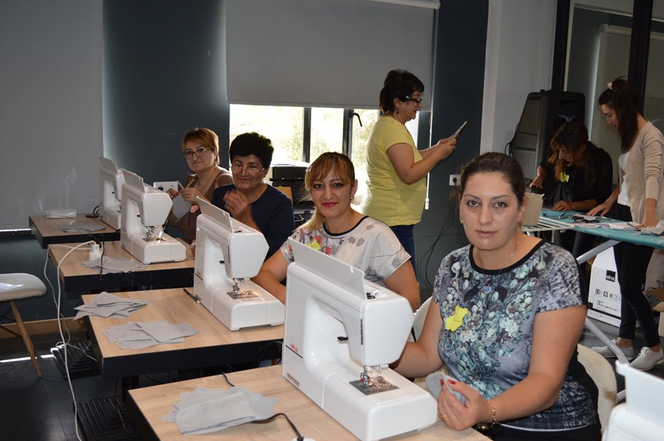 Vulnerable women of Shirak and Gegharkunik regions advanced their skills in sewing and tailoring