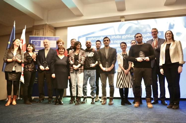 European Union named winners of EU Prize for Journalism in Georgia 2019
