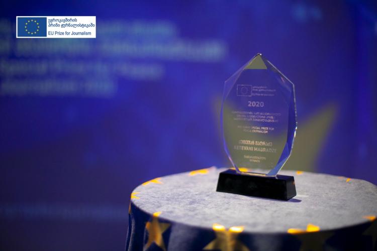 EU announces the winners of the EU Prize for Journalism 2020 in Georgia