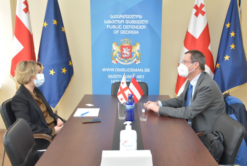 Public Defender Meets with Ambassador of Austria