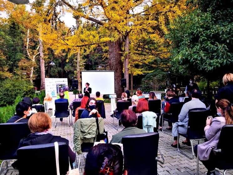 Women entrepreneurs shared their experiences in the PechaKucha format with an audience in Zugdidi