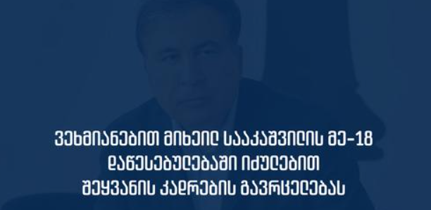 Statement on video footage of violent admission of Mikheil Saakashvili into the 18th penitentiary facility
