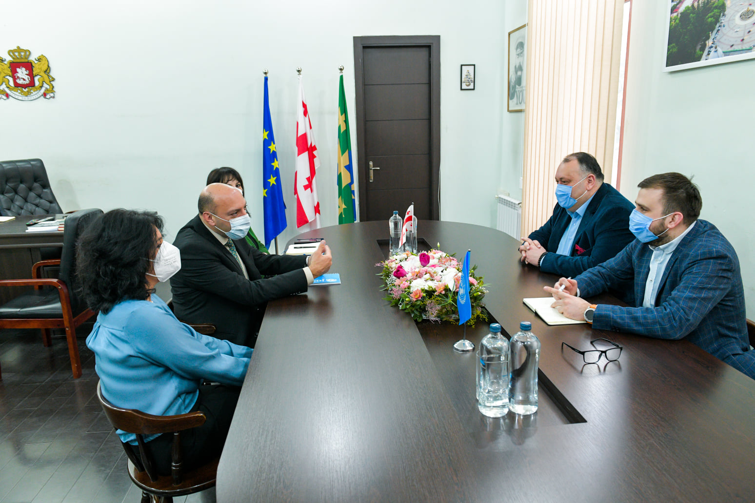 Ghassan Khalil visited the Mayor of Kutaisi, Ioseb Khakhaleishvili