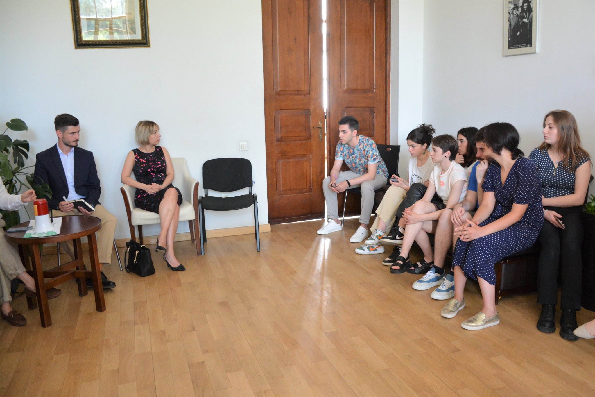 Public Defender Meets with Tbilisi State University Students