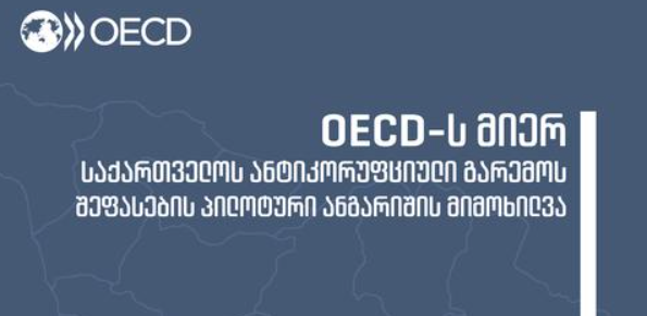 OECD-ს მიერ საქართველოს ანტიკორუფციული გარემოს შეფასების პილოტური ანგარიშის მიმოხილვა