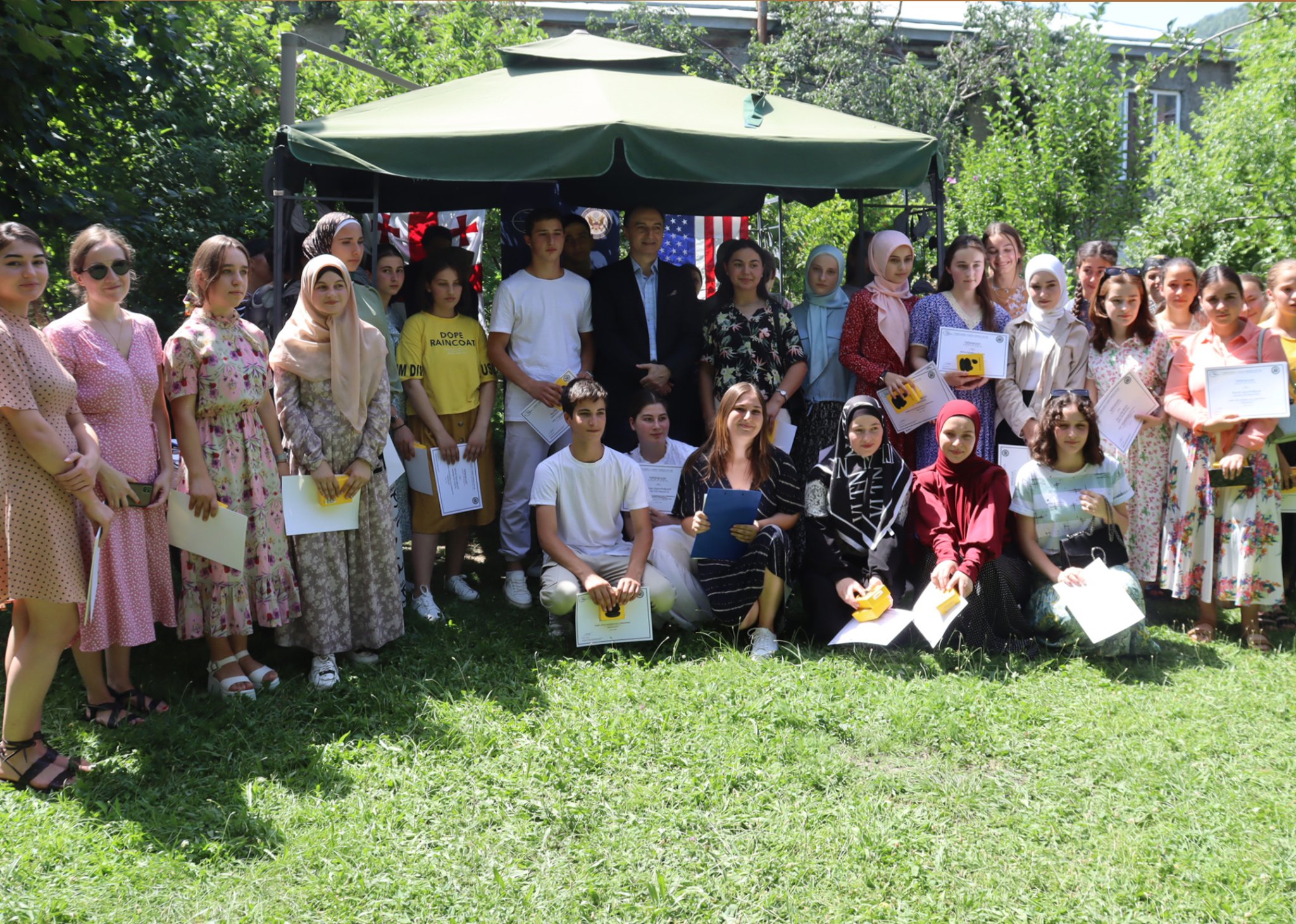 The graduation Ceremony for the project participants