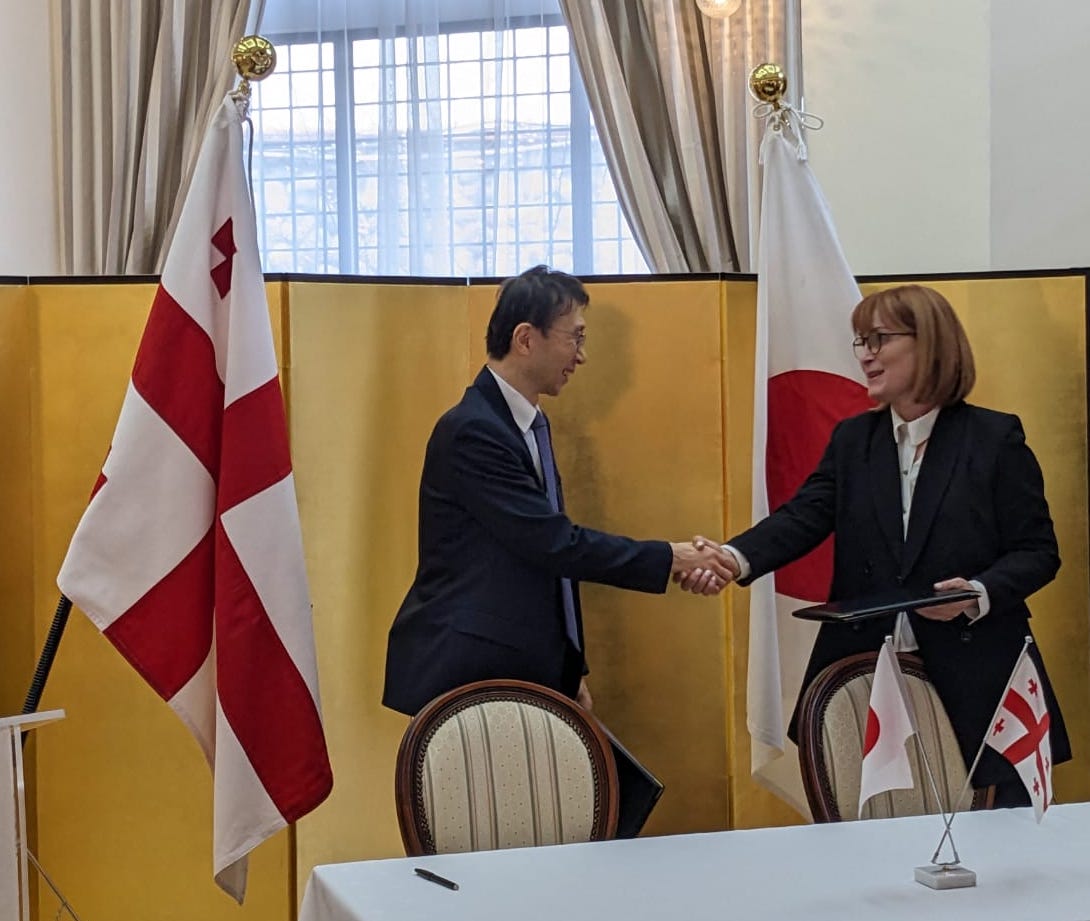 Japan Embassy's financial assistance to Georgia