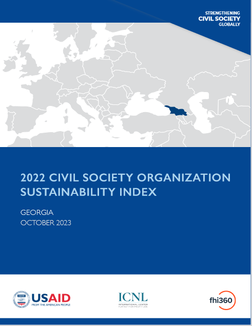 საზოგადოებრივი ორგანიზაციების განვითარების ინდექსი (2022), საქართველო
