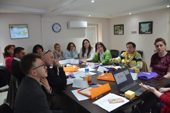 A training of trainers was conducted for the representatives of an educational institution
